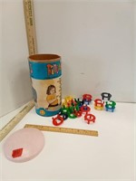 Vintage Ringa-A-Majigs Building Set In Container