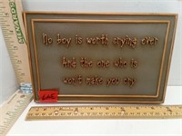 Inspirational Plaque in Box