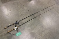 Shimano Stradic & Pfleuger Patriarch Reels w/Rods