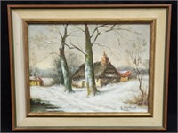 FRAMED SCENIC PAINTING