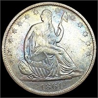 1861-O Seated Liberty Half Dollar CLOSELY