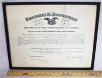 1941 CERTIFICATE OF APPOINTMENT FOR RUSTBURG VA