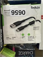 BELKIN USB TO USB C CHARGER RETAIL $40