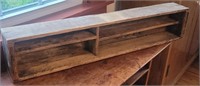 Wooden display tray/shelf