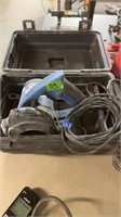 ELECTRIC TILE SAW, BLUE IN BLK CASE