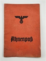 GERMAN ANCESTRAL PASSPORT - USED