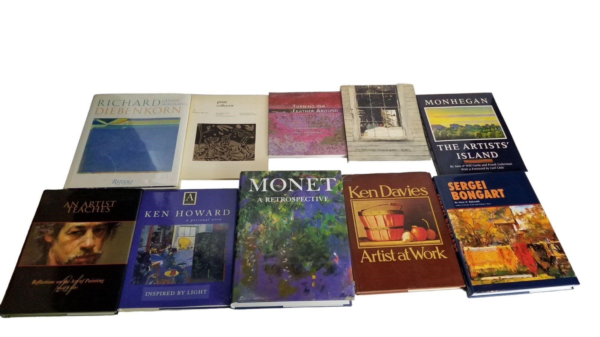 Monet, Bongart, Monegan Etc Artist Books