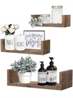 New QEEIG Rustic Floating Shelves U Shelf for