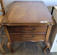 BASSET FURNITURE FRENCH PROVINCIAL END TABLE