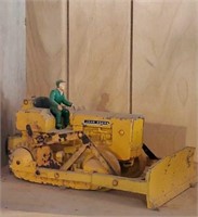 John Deere toy bulldozer with driver