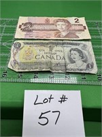 Canadian Paper money.