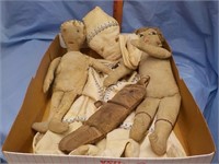 Early cloth dolls handmade