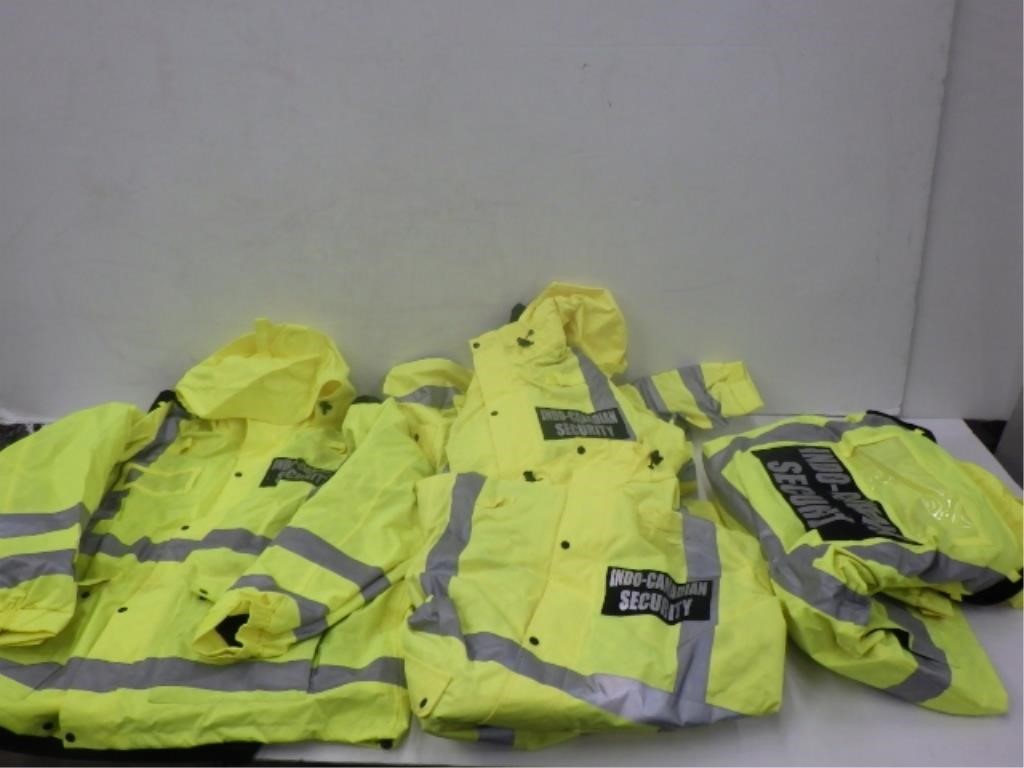 4 INDO-CANADIAN SECURITY REFLECTIVE JACKETS