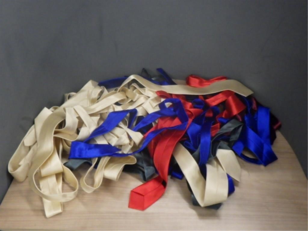 23 TIES (VARIOUS COLOURS)