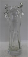 Vintage Art Glass Vase - 9" tall