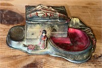 Antique Ash Tray? Music Box Home Decor