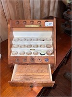 WOW! ANTIQUE SPOOL DISPLAY HOLDER