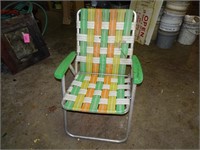 Vintage Aluminum Folding Lawn Chair