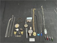 Watches, Pendants, Jewelry