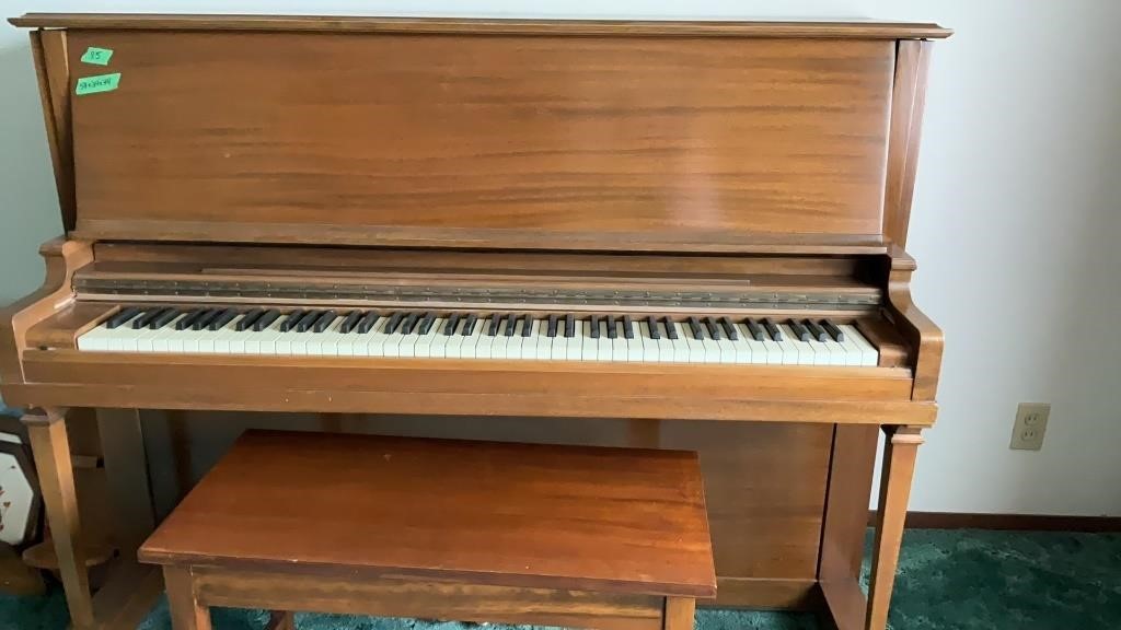 Piano with Bench 58x24x44