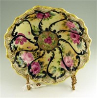 Hand painted Rose decorated Nippon 10” center