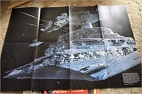 Star Wars Space Chase Poster 1980 National Geo