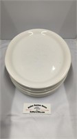 6 tuxton porcelain plates