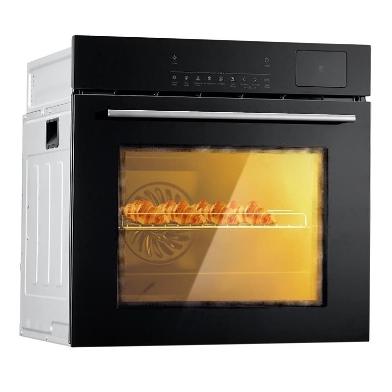 24" Electric Single Wall Oven, 2.5Cu.ft Built-in