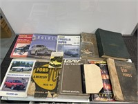 Box Lot Car Manuals