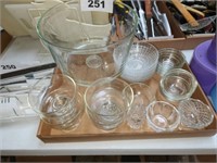 LOT ASSORTED GLASS ITEMS- BOWLS