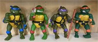 COMPLETE SET OF 4 TMNT GIANT FIGURES WITH WEAPONS