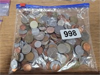 2LB BAG OF FOREIGN COINS