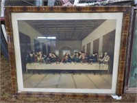 1 Early Last Supper Print, 18" 22 & 23"
