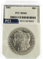1887-P MS65 Morgan Silver Dollar