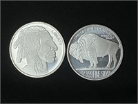 1 ozt .999 Fine Silver Round