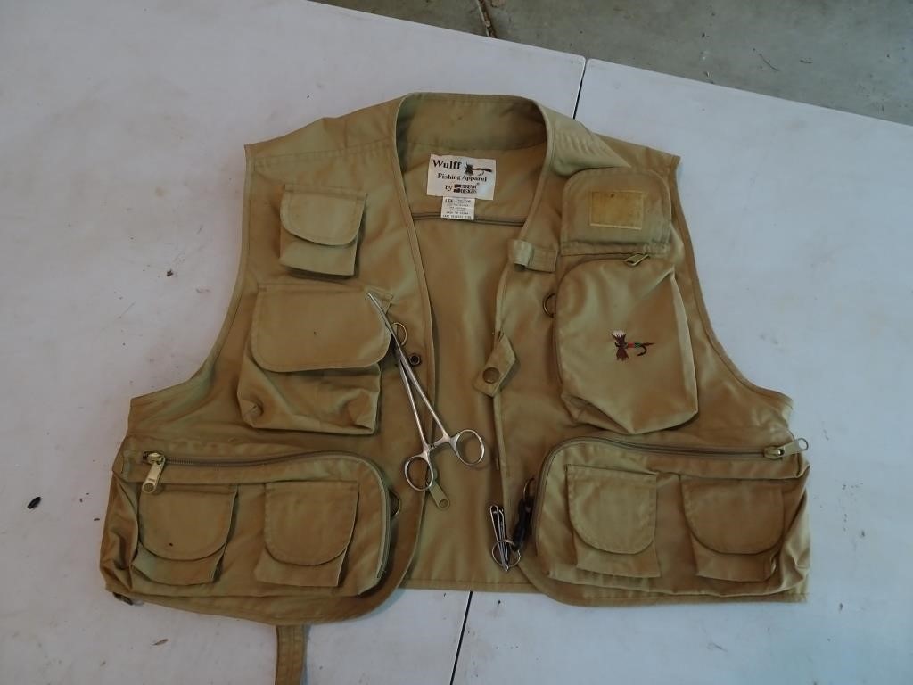 Wulff Fishing Vest size Medium