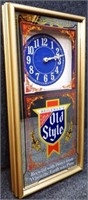 Old Style Beer Lighted Clock