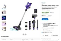 FB3097   INSE Cordless Stick Vacuum Cleaner