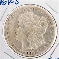 Coin 1904 S Morgan Silver Dollar In Fine Condition