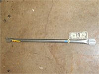 Metal Bar w/ Flattened Ends 3' L