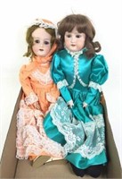 (2)  Vintage German Porcelain Dolls3