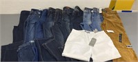 10 Women’s Jeans & 1 Short Size 2