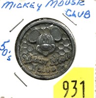 Mickey Mouse Club token