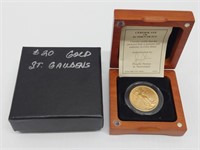 1925 $20 St. Gauden's gold coin in case