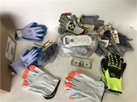 Mix of Various Size & Style New Work Gloves