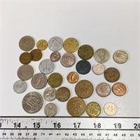 Lot Of Assorted Vintage World Coins