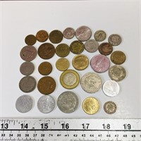 Lot Of Assorted Vintage World Coins