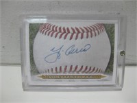 Signed Yankees Yogi Berra #8 Signature Card No COA