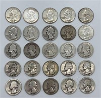 (25) Silver Quarters (1937-1964)