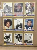 9-Mixed Vintage SEC Football Cards